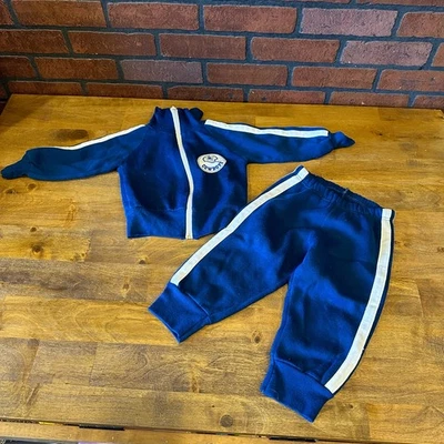 Rare 1980's Vintage Dallas Cowboys Infant Tracksuit NFL Patch Baby Sz Large - Image 1 of 4