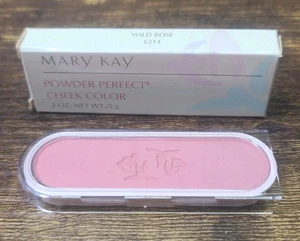 Mary Kay Powder Perfect Cheek Color .2 oz Wild Rose 6214 NIB - Picture 1 of 4