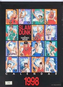 Calendario de pared Slam Dunk 1998 - Imagen 1 de 4