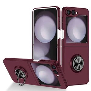 For Samsung Galaxy Z Flip 6 5 4 3 Shockproof Slim Case with Magnetic Ring Stand - Afbeelding 1 van 33
