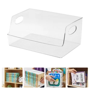 Book Storage Box Student Bin Pantry Organization and Bins Office - Picture 1 of 12