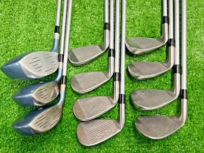 Juego de madera y hierro PowerBilt Dynasty D,3,5w, 4-PW+SW/grafito regular/sa6393 Foto 1 de 4