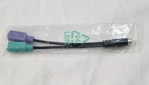 Dell - 0D4002 - PS/2 Keyboard Mouse Splitter Cable - CN-0D4002-25960 - Picture 1 of 5