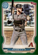 2020 Topps Gypsy Queen GREEN #256 Christian Walker - Arizona Diamondbacks