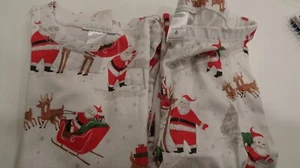 Pottery Barn Kids Heritage Santa tight ft Christmas pajamas 8 prod devel issue - Picture 1 of 5