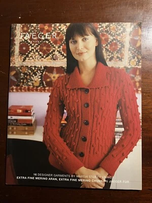 Jaeger Handknits 16 Designer Garments Martin Storey 2004 Paperback Book JB32 - Image 1 of 3