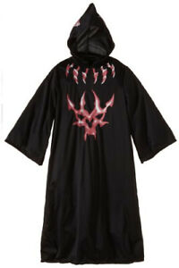 Rubie's Official Devil Robe - Black/Red, Medium Approx 5-7 Years Hooded Robe