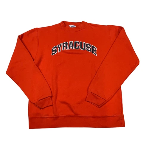 VTG Syracuse University Large Cotton Exchange Crew Neck Sweatshirt Made in USA Cover