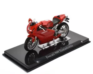 Ducati 999 Testastretta 1/24 Atlas Superbikes MOTO DIECAST BIKE 109 - Foto 1 di 2