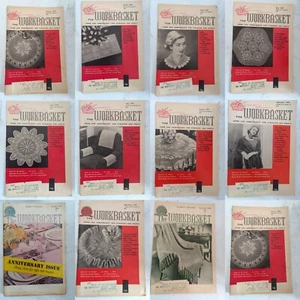 1959 11 Issues of The Workbasket Home & Needlecraft Booklets - Picture 1 of 13