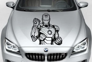 IRONMAN MARVEL COMICS SUPERHÉROE VINILO CALCOMANÍA COCHE CAMIÓN TRIBAL - Imagen 1 de 1