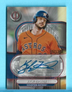 Topps 2024 Tribute Kyle Tucker Autograph SP #/199 Mint NEW Astros - Picture 1 of 2