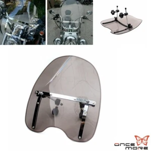 Smoke Windshield WindScreen For Honda Shadow ACE 750 Aero 1100 VLX 600 RS 750 - Picture 1 of 8