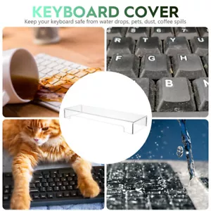 Keyboard Covers for Desktop Dust Protector Hard Travel Protective Film - Photo 1/10