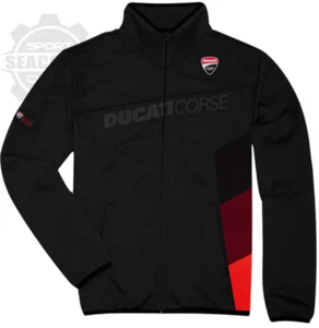 NEW Ducati DC Sport Full Zip Fleece Jacket Black - Picture 1 of 6