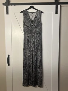 Rachel Zoe Maternity-A Pea In The Pod Snake Print Dress Size Small - Picture 1 of 5