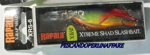 RAPALA XRS-6 X-RAP XTREME SHAD SLASHBAIT prof.nage 1,8-3,3m-length6cm-weight9gr - Imagen 1 de 4