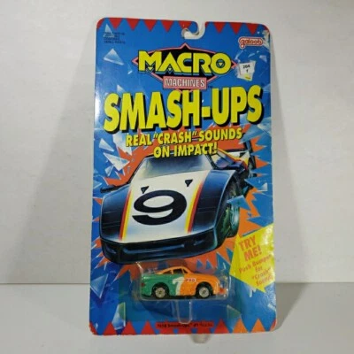 Винтаж 1990 Galoob Macro Machines Smash-Ups 7618 Smash-Ups Porsche 959 новый из старых запасов новый в упаковке - Изображение 1 из 4