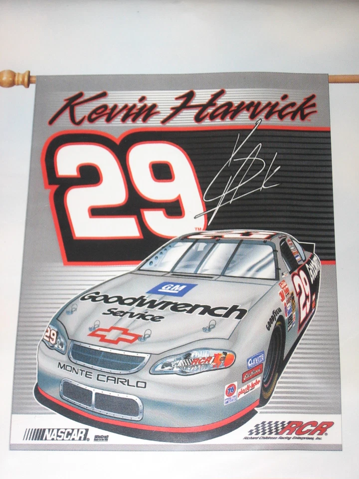 Kevin Harvick (#29) Bandera vertical resistente a la intemperie 27" por 37" (interior exterior) Foto 1 de 1
