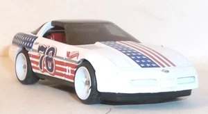 LOOSE 2022 HOT WHEELS WHITE '84 CHEVROLET CORVETTE WHEEL SWAP REAL RIDERS - Picture 1 of 9