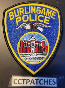 BURLINGAME, CALIFORNIA POLICE SHOULDER PATCH CA - Picture 1 of 2