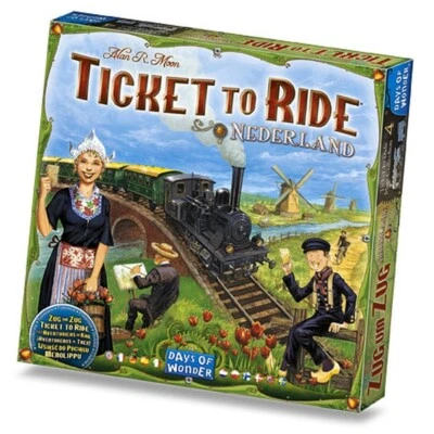Ticket to Ride: Nederlands Map Pack Expansion #4 by Days of Wonder DOWDO7220 - Image 1 of 2
