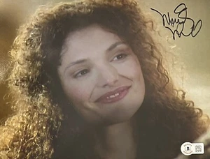 Foto firmada autografiada por Mary Elizabeth Mastrantonio Scarface 8x10 Beckett BAS B - Imagen 1 de 1