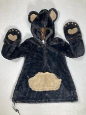 Halloween.com Grizzly Bear Brown Hoodie Childs Size Small Paws Faux Fur Soft