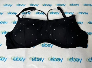 PINK Victoria's Secret Womens Bra Black Bling Size Medium - Picture 1 of 20