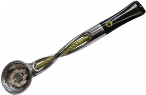 Falcon Special 'Shillelagh' Multicoloured Twisted Straight Pipe Stem Chrm/Yellow - Picture 1 of 1