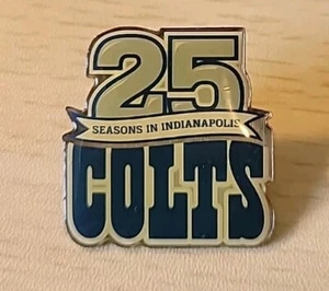 INDIANAPOLIS COLTS 25th Season (2008) Football Logo Hat Lapel Pin  - Picture 1 of 5