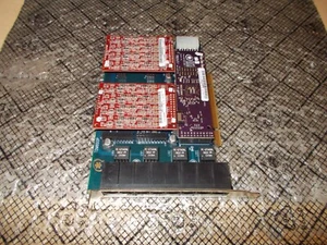 Tarjeta PCI de telefonía analógica Digium Wildcard TDM800P + 2x X400M y 1X VPMADT032 - Imagen 1 de 1