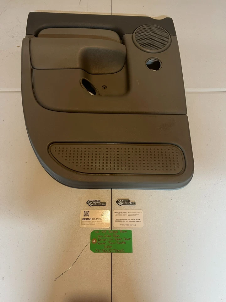 OEM 2002-2005 Dodge Ram 1500 2500 3500 Driver LH panel de puerta trasera bronceado/topo Foto 1 de 4