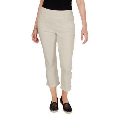 INC NUEVO Pantalones ajustados recortados de tiro medio curvilíneos para mujer TEDO Foto 1 de 2