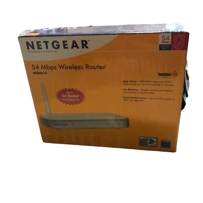 NETGEAR G54 Wireless Router WGR614 Sealed in box  - Image 1 of 4