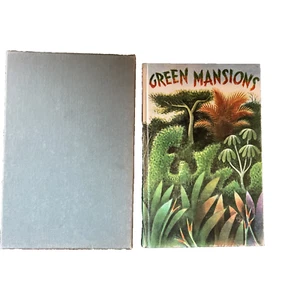 Green Mansions By W.h. Hudson 1944 Hardcover slipcover/box classic vintage mint - Picture 1 of 10