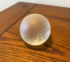 Crystal Baseball Paperweight - Picture 1 of 5