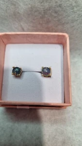 opal stud earrings - Picture 1 of 2