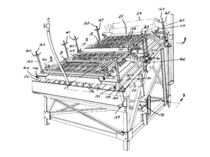 Lapeyre Automatic Shrimp Peeling Machine Patent Diagram Drawing Art Print Poster - Picture 1 of 1