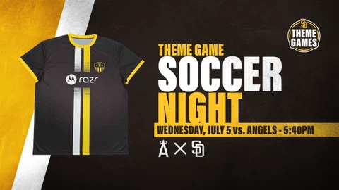2023 San Diego Padres Soccer Night Jersey Theme Game 7/5/23 - Size Large L🔥🔥 Cover