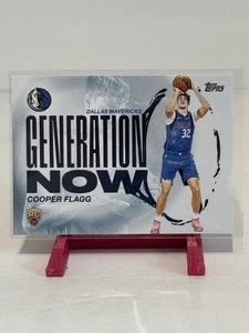 COOPER FLAGG 2025-26 TOPPS #GN-1 GENERATION NOW ROOKIE RC MAVERICKS - Picture 1 of 2