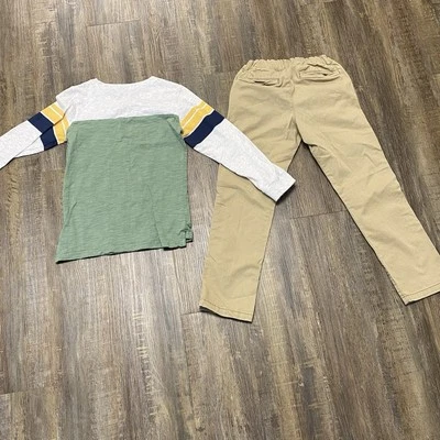 Paquete de camisa pantalón Carters And Place niños talla 7 Foto 1 de 4