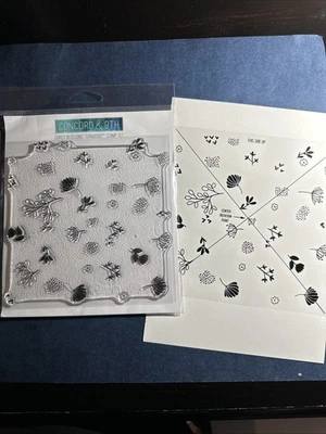 ¡NUEVO! Concord & 9th - LOVELY BLOSSOMS Turnabout Set de sellos - Ideal para fondos Foto 1 de 3