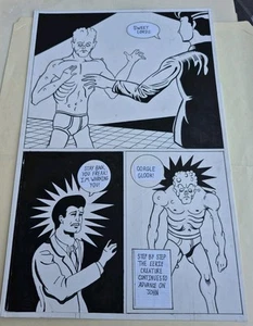 Comic Book Original  Interior Art Page #4 - Picture 1 of 1