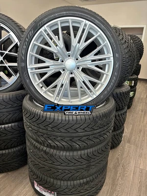 22" ZL1 STYLE CHROME WHEELS RIM TIRES CHEVY GMC Z71 RST 6x139.7 SIERRA SILVERADO - Image 1 of 4