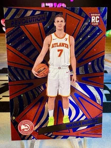 2024-25 Nikola Durisic Panini Revolution Blue Cosmo /295 Rookie Card #126 Hawks - Bild 1 von 2