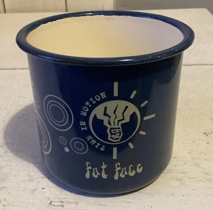 Vintage New Fat Face Enamel Mug Camping Travel Holiday Beach 1990’s - Picture 1 of 5