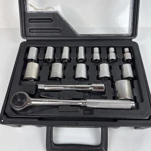 K-D Tools EE. UU. 1/2" Drive 15 Piezas SAE Juego de Herramientas con Estuche de Plástico 7/16"-1 1/4" - Imagen 1 de 19