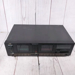 ONLY 1 SIDE WORKS - JVC KD-W55J Double Cassette Tape Deck Dubbing - FOR PARTS - Picture 1 of 6
