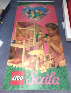 LEGO Display Flag Scala Big Family House Banner RARE Store merchandise 3290 3118 - Picture 1 of 5